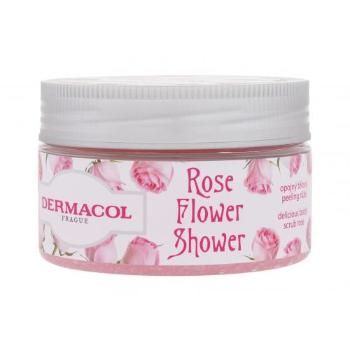 Dermacol Rose Flower Shower Body Scrub 200 g peeling do ciała dla kobiet