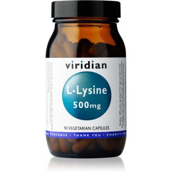 Viridian Nutrition L-Lysine 500 mg wspomaganie przyrostu masy mięśniowej 90 caps.