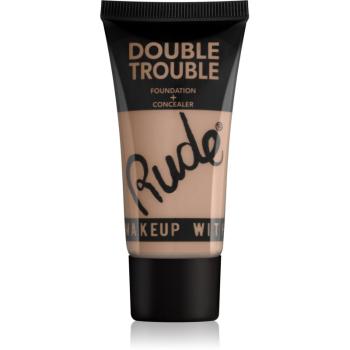 Rude Cosmetics Double Trouble kremowy korektor i podkład w jednym odcień 87932 Fair 30 ml