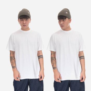 Koszulka męska Carhartt WIP Standard Crew Neck T-Shirt 2-pack I029370 WHITE/WHITE