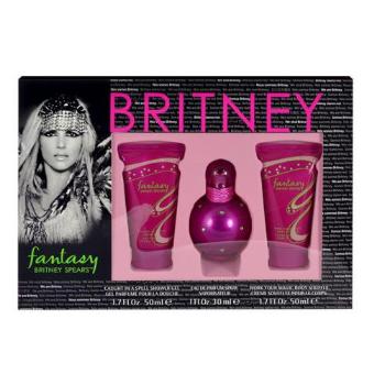 Britney Spears Fantasy zestaw Edp 30 ml + Żel pod prysznic 50 ml + Krem do ciała 50 ml dla kobiet Uszkodzone pudełko