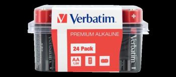 Bateria alkaliczna VERBATIM AA 24 sztuki / LR6