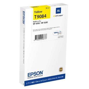 Epson originální ink C13T908440, T9084, XL, yellow, 39ml, Epson WorkForce Pro WF-6090DW