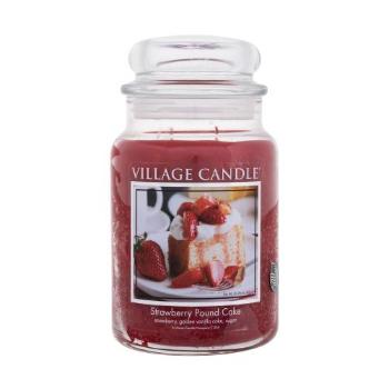 Village Candle Strawberry Pound Cake 602 g świeczka zapachowa unisex