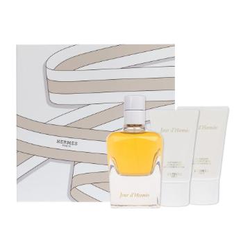 Hermes Jour d´Hermes zestaw Edp 85 ml flakon z możliwością napełnienia + 30 ml Balsam do ciała + 30 ml Żel pod prysznic dla kobiet