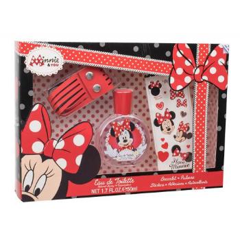 Disney Minnie Mouse zestaw Edt 50ml + Bransoletka + Naklejki dla dzieci
