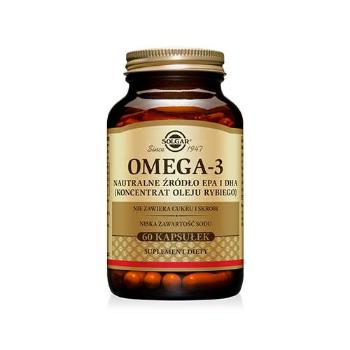 SOLGAR Omega-3 - 60caps PLZdrowie i uroda > Kwasy Tłuszczowe