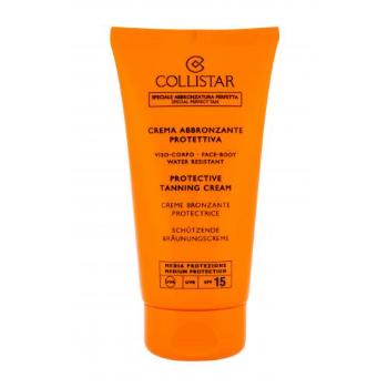 Collistar Special Perfect Tan Protective Tanning Cream SPF15 150 ml preparat do opalania ciała dla kobiet Uszkodzone pudełko
