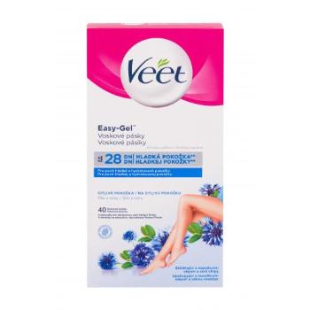 Veet Easy-Gel™ Wax Strips Body and Legs Sensitive Skin 40 szt akcesoria do depilacji dla kobiet