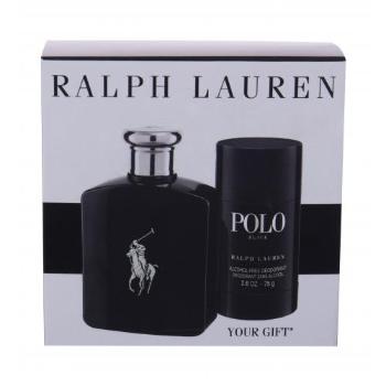 Ralph Lauren Polo Black zestaw Edt 125ml + 75ml deostick dla mężczyzn
