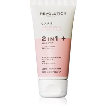 Revolution Skincare Hand Care Sanitiser and Moisture Balm żel do mycia rąk o działaniu nawilżającym 50 ml