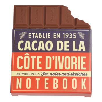 Notes w kształcie tabliczki czekolady Rex London Chocolate Notebook