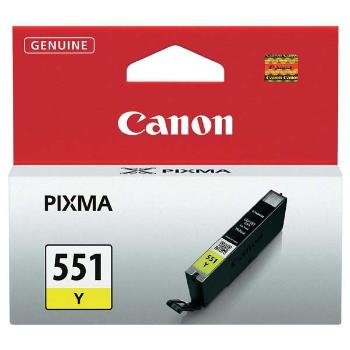 Canon originální ink CLI551Y, yellow, 7ml, 6511B001, Canon PIXMA iP7250, MG5450, MG6350, MG7550