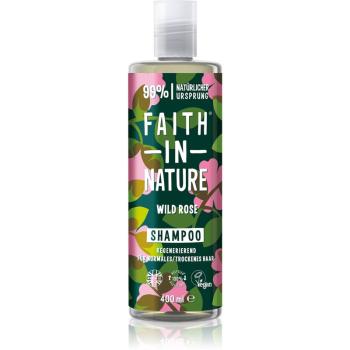 Faith In Nature Wild Rose szampon regenerujący do włosów normalnych i suchych 400 ml