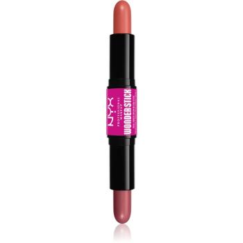 NYX Professional Makeup Wonder Stick Cream Blush obustronna kreka odcień 02 Honey Orange N Rose 2x4 g