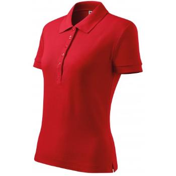 Damska koszulka polo, czerwony, 2XL