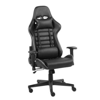 Krzesło gamingowe w 3 kolorach - pro-szare
