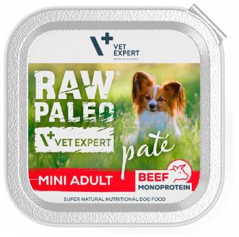 VETEXPERT RAW PALEO Pate Adult Mini Beef 150 g pasztet dla psów ras małych wołowina