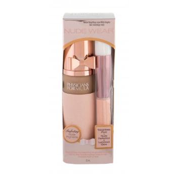 Physicians Formula Nude Wear Touch of Glow zestaw Podkład 30 ml + Pędzelek do makijażu 1 szt dla kobiet Uszkodzone pudełko Medium Beige