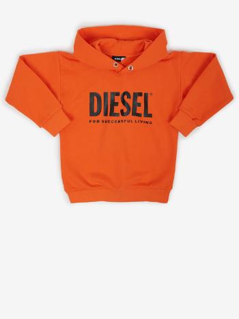 Diesel Bluza dziecięca Pomarańczowy