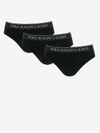 Polo Ralph Lauren Majtki męskie 3 szt Czarny