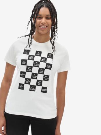 Vans Checkerboard 21 Koszulka Biały