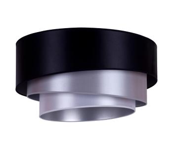 Lampa sufitowa TRIO 3xE27/15W/230V śr. 60 cm czarny/srebrny