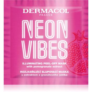 Dermacol Neon Vibes maseczka orzeżwiająca dla natychmiastowego rozświetlenia 8 ml