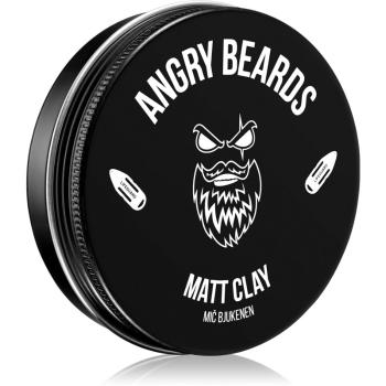 Angry Beards Matt Clay Mič Bjukenen glinka stylizująca do włosów 120 g
