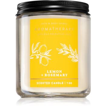 Bath & Body Works Lemon + Rosemary świeczka zapachowa 198 g