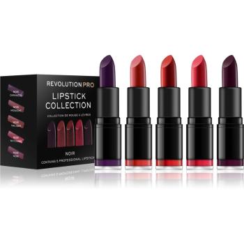 Revolution PRO Lipstick Collection zestaw szminek 5 szt. odcień Noir 5 szt.