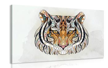 Obraz abstrakcyjny tygrys - 120x80