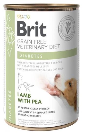 BRIT Veterinary Diet Diabetes Lamb&amp;Pea karma na cukrzycę dla psa 400g