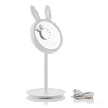 Zestaw lusterka stołowego i powiększającego z oświetleniem LED InnovaGoods Bunny