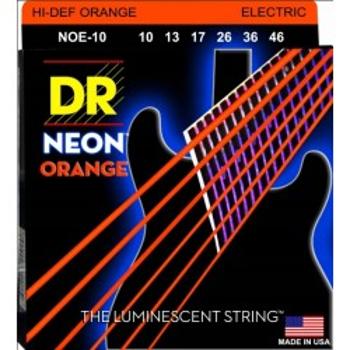 Dr Noe 10-46 Neon Orange Struny Gitara Elektryczna