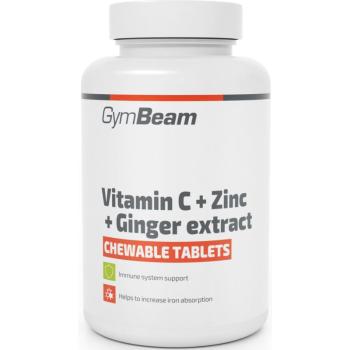 GymBeam Vitamin C + Zinc + Ginger Extract wzmocnienie odporności 90 tabletek