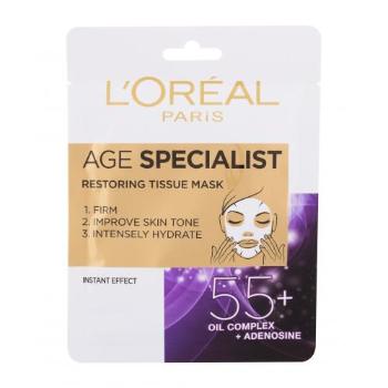 L'Oréal Paris Age Specialist 55+ 1 szt maseczka do twarzy dla kobiet
