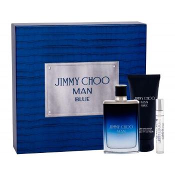 Jimmy Choo Jimmy Choo Man Blue zestaw Edt 100 ml + Edt 7,5 ml + Balsam po goleniu 100 ml dla mężczyzn