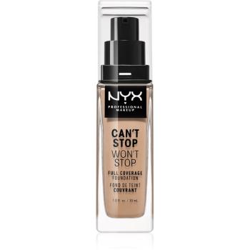 NYX Professional Makeup Can't Stop Won't Stop Full Coverage Foundation podkład mocno kryjący odcień Light Ivory 30 ml