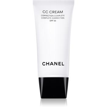 Chanel CC Cream krem wygładzający i rozjaśniający skórę SPF 50 odcień 40 Beige 30 ml