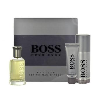 HUGO BOSS Boss Bottled zestaw Edt 50ml + 50ml Żel pod prysznic + 150ml deodorant dla mężczyzn
