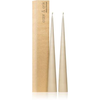 ester & erik cone candles nougat note (no. 18) świeczka 2x37 cm