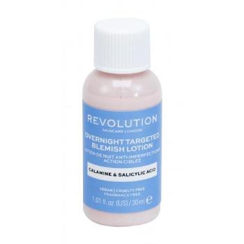 Revolution Skincare Overnight Targeted Blemish Lotion Calamine & Salicid Acid 30 ml preparaty punktowe dla kobiet
