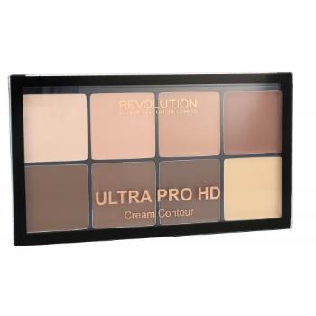 Makeup Revolution London Ultra Pro HD Cream Contour Palette 20 g puder dla kobiet Light Medium