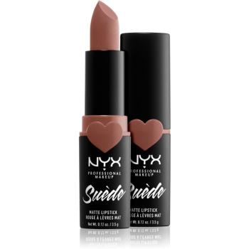 NYX Professional Makeup Suede Matte Lipstick szminka matująca odcień 02 Dainty Daze 3.5 g