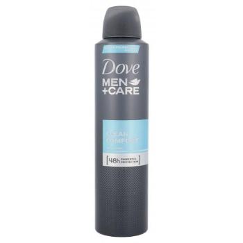 Dove Men + Care Clean Comfort 48h 250 ml antyperspirant dla mężczyzn uszkodzony flakon