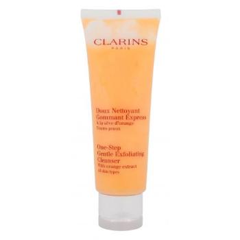 Clarins Cleansing Care One Step Gentle Exfoliating 125 ml peeling dla kobiet Uszkodzone pudełko