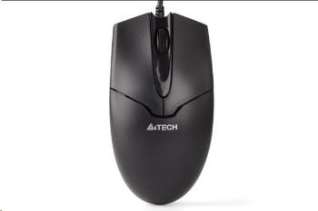 A4tech OP-550NU, mysz, 2 kliki, 1 kółko, 3 przyciski, USB, czarny
