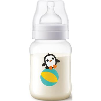 Philips Avent Anti-colic butelka dla noworodka i niemowlęcia antykolkowy Penguin 260 ml