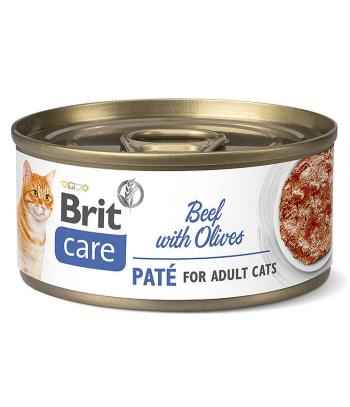 BRIT Care Adult Beef olives 24 x 70 g pasztet z wołowiną i oliwkami dla kota